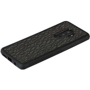 Man&Wood Чехол для смартфона M6121B, 6.2, натуральное дерево, поликарбонат, Серый, совместим с Samsung Galaxy S9 Plus (M6121B)