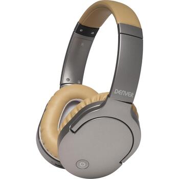 Denver BTN-207BR BTN-207 Sand, беспроводные Bluetooth наушники, ANC, 8ч, 250мАч, 10м, 3.5мм, Micro-USB (BTN-207BR)