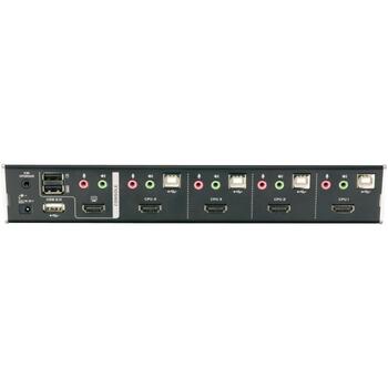 Aten KVM переключатель CS1794-AT-G, 4 x KVM / audio / USB, 1 локальный пользователь, совместим с HDCP, Video DynaSync (CS1794-AT-G)