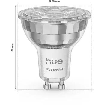 Philips Hue умный осветительный комплект E WCA 345 GU10 3kit SW EU, 3 лампы, GU10, 4.7 Вт, 345 лм, 2200-6500 K, 16 млн цветов (8721103103758)