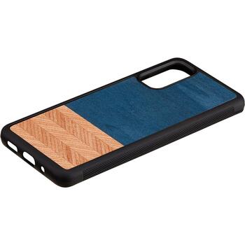 Man&Wood чехол M6540B, синий, совместим с Samsung Galaxy S20, 6.2 дюйма (M6540B)