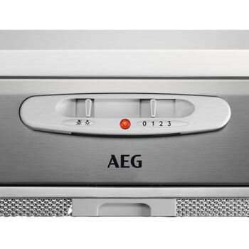 AEG DGB3523S встраиваемая вытяжка, 52см, 330/145 м³/ч, 63/45 дБ, 3 скорости, LED, механическое управление (DGB3523S)