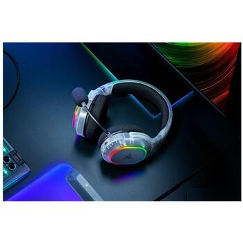 Razer наушники Barracuda X Chroma RZ04-05220400-R3M1, 40мм, 32Ом, 20-20кГц, 70ч, Bluetooth, 2.4ГГц, микрофон, накладные, белые (RZ04-05220400-R3M1)