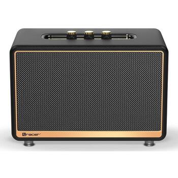 Tracer Портативная колонка TWS TRAGLO47248, 45W, Bluetooth 5.0, FM радио, 2 колонки, аккумулятор, черный (TRAGLO47248)