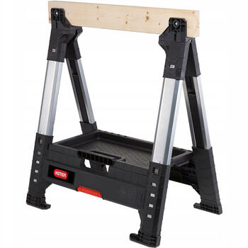 Steķis ar koka virsmu ROC Pro Gear Lumber Jack Sawhorse 71x69x82cm KETER (30203039)