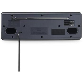 Hama цифровое радио 00054253, DAB+/FM, 10W RMS, 30 ячеек памяти, Bluetooth, USB, AUX, 2,4 дюйма TFT (00054253)