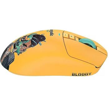 A4Tech Мышь A4Tech Bloody R72 A4TMYS47747, 300 мАч, 8 кнопок, 20000 CPI, RGB подсветка, беспроводная RF 2.4 GHz (A4TMYS47747)
