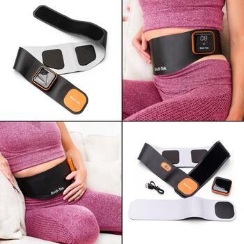 Bodi-Tek Vēdera un muguras EMS muskuļu stiprināšanas josta BT-ABSH-TOP-EU/1.2, 2 masāžas zonas, 7 režīmi, 81-109cm (BT-ABSH-TOP-EU/1.2)