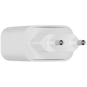Rivacase мобильное зарядное устройство PS4101 W00, 110-240V, 1м, 1xUSB Type-C, быстрая зарядка, универсальное (PS4101W00WHITE)