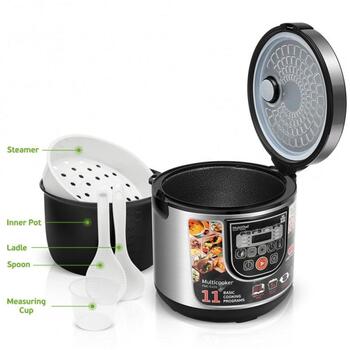 Unknown Brand Multivārāmie katli FMC-5101, 5L, 860W, 11 programmas, LED displejs, regulējama temperatūra 35°C-170°C (FMC-5101)