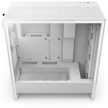 Nzxt Корпус H5 FLOW RGB 2024 CC-H52FW-R1, 3x120мм вентиляторы, 2x2.5