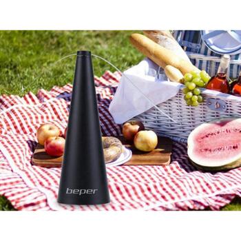 Beper Настольный вентилятор P206ZAN300, 0.5W, USB / 2x AA, 8x8x24cm, отпугиватель насекомых (P206ZAN300)