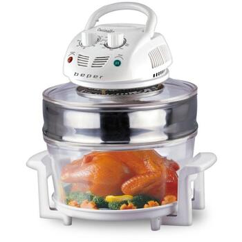 Beper Мини-печь BF.640, 1400 W, ABS/стекло, 12L контейнер, 18L ёмкость, 250°C, вентиляция, легко чистится (BF.640)