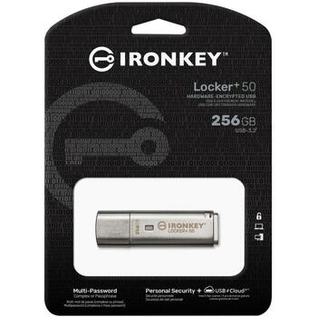 Kingston USB флеш-накопитель IKLP50/256GB, 256 ГБ, USB 3.2 Gen 1, Скорость чтения 145 МБ/с, Скорость записи 115 МБ/с (IKLP50/256GB)