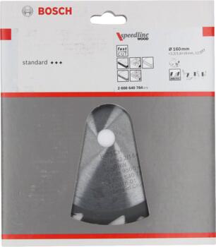 Ripzāģa disks 160x16mm Speedline Wood, Rokas ripzāģiem PRO WOOD RIPZĀĢA ASMENS, 2608640784, BOSCH (2608640784)