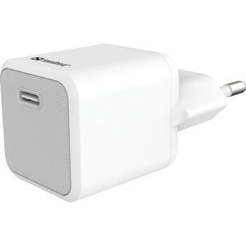 Sandberg USB-C lādētājs 441-58, 230V, 5V/3A, 9V/2.22A, 12V/1.67A, 20W, 1x USB-C, Power Delivery (441-58)