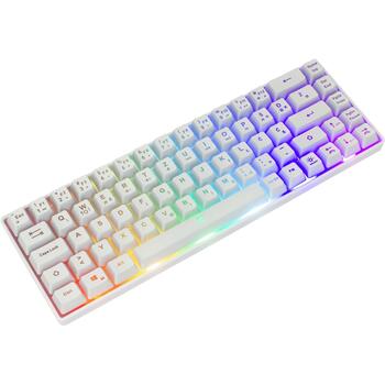 White Shark Klaviatūra RONIN-W-US, 31.1cm, 10.2cm, 3.8cm, RGB, 1.5m, 68 taustiņi, USB, membrāna, vadu, spēlētājiem (RONIN-W-US)