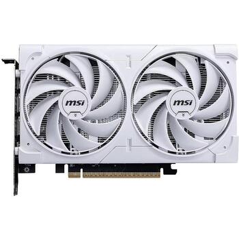 Msi Видеокарта GEFORCE RTX 5060 8G VENTUS 2X OC WHITE, 8 ГБ, GDDR7, 128 бит, 1x HDMI, 3x DP, 145 Вт (GeForce RTX 5060 8G VENTUS 2X OC WHITE)