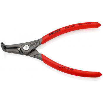 Плоскогубцыс загнутыми концами A21 19-60мм 4921A21 KNIPEX (49 21 A21)