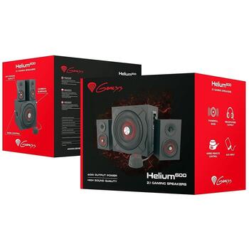 Genesis Helium 610BT Динамики, NCS-1408, 60Вт, 2.1-канал, Bluetooth 4.2, Красный, Активный, Глубокий Бас (NCS-1408)