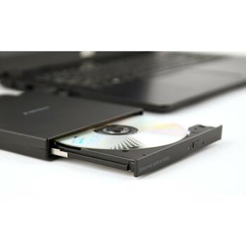 Gembird DVD-USB-04, внешний CD/DVD привод/записывающее устройство, USB 2.0, 24x скорость записи CD, 8x скорость записи DVD, черный (DVD-USB-04)