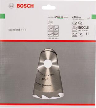 Ripāģa disks 165x20/16mm Speedline Wood 18, Rokas ripzāģiem PRO WOOD RIPZĀĢA ASMENS, 2608642600, BOSCH (2608642600)