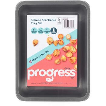 Progress формы для выпечки BW14452, 31см, 31см, 31см, углеродная сталь, серый, антипригарное, 220°C (BW14452)