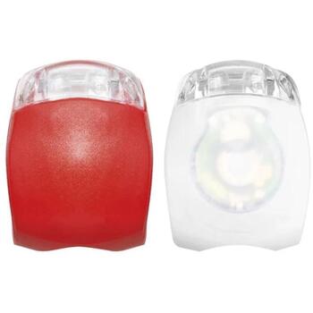 Emos LED передний и задний фонарь для велосипеда P3921, 10 лм, 140 ч, 2x CR2032, красный, белый, IP43, 3 режима (P3921)