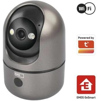 Emos Внутренняя камера IP-220W H4062, 4MPx, 2,4/5GHz, 180°, IP21, PTZ, ночное видение, двусторонняя связь (H4062)