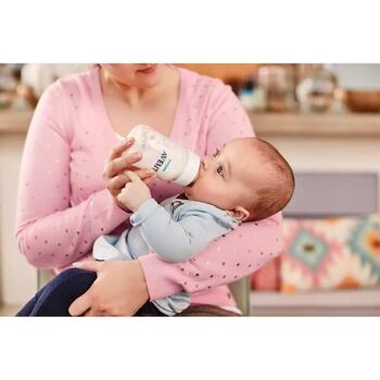 Philips Avent Бутылочка для кормления от колик SCY106/01, 330мл, 3м+, противоколиковый клапан, без BPA, 1 шт. (SCY106/01)