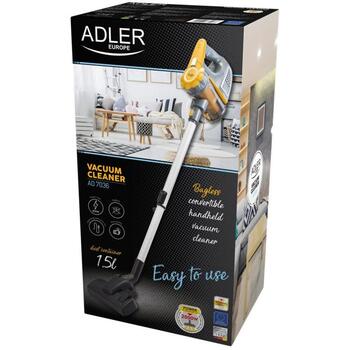 Adler пылесос AD 7036, 800 Вт, 7 м, ручной и штанговый тип, без мешка, моющийся фильтр (AD 7036)