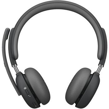 Logitech Zone Wireless 2 981-001152, bezvadu austiņas, 40mm, ANC, Bluetooth 5.2, 50m, 15h/22h, Microsoft Teams (981-001152)