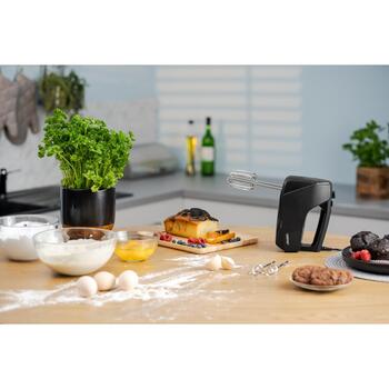 Zelmer Ручной миксер ZHM2551 70305673P, 750 Вт, 5 скоростей, TURBO функция, крючки для замеса, насадки для взбивания (70305673P)
