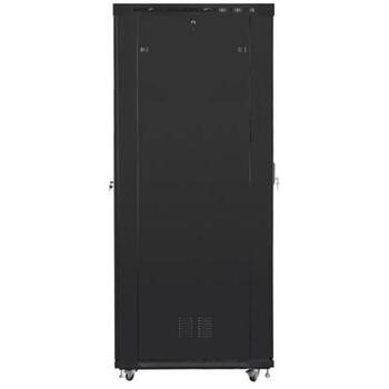 Lanberg стоящий серверный шкаф 19 дюймов 47U FF01-8247-12BL, 800mm, 1200mm, 1200kg, 8 мест для вентиляторов, LCD термостат, IP20 (FF01-8247-12BL)