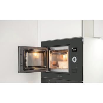 CATA MC B250 DT 07510316, встраиваемая микроволновая печь, 25л, 900Вт, гриль 1200Вт, черное стекло (07510316)