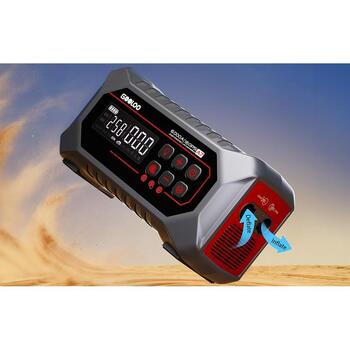 GOOLOO A7 JS-558, 88.8Wh, 6000A, 800A, 10.0L, 4–160 PSI, 150 L/min, 350 L/min, 30W USB-C PD, 18W USB-A, 500 lm, Force Start (A7)