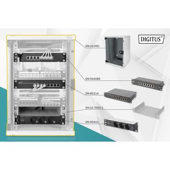 Digitus серверный шкаф DN-10-SET-2, 9U, 10