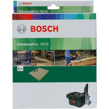 Bosch AdvancedVac набор мешков для пылесоса 2609256F68, 5 шт., бумага, коричневый (2609256F68)