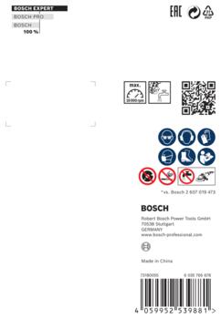 Dimanta grieš. disks HardCeramic 125x22.23x1.4, Mazām leņķa slīpmašīnām EXPERT HARD CERAMIC DIMANTA GRIEZĒJDISKS, 2608900655, BOSCH (2608900655)