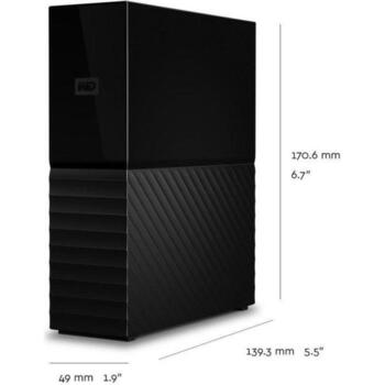 External HDD|WESTERN DIGITAL|My Book|16TB|USB 2.0|USB 3.0|Drives 1|Black|WDBBGB0160HBK-EESN (WDBBGB0160HBK-EESN)