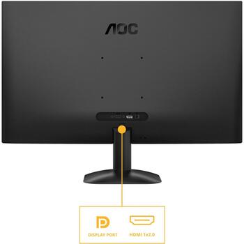 Aoc LCD монитор Q27B35S3 68.6 см 2560 x 1440 Quad HD 120Гц 1мс IPS VESA крепление, черный (Q27B35S3)