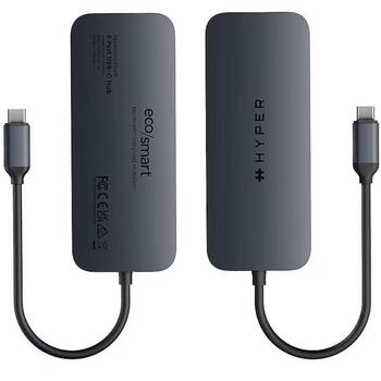 Hyper док-станция HyperDrive Next HD4004GL, 140W, 8 портов, USB-C 3.2 Gen 2, Thunderbolt 3, Thunderbolt 4, HDMI, RJ-45 (HD4004GL)