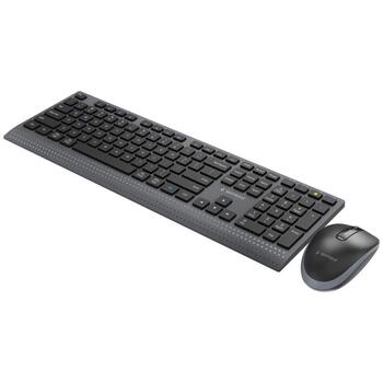 Gembird KBS-WPS-02 беспроводной комплект, 2.4G+BT, US раскладка, 3800 DPI, 300 мАч, черный (KBS-WPS-02)