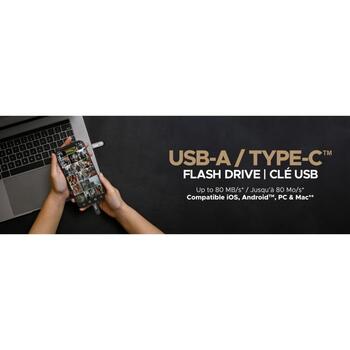 Emtec USB флешка ECMMD64GC283, 64GB, 80Mbps, 20Mbps, черный, пластик, USB 3.2 Gen1 (ECMMD64GC283)