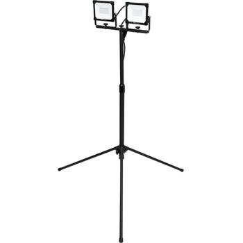 Yato прожектор YT-818171, 2x30Вт, 5700лм, 6500К, IP65, SMD LED, регулируемая стойка, 230В, кабель 2м (YT-818171)