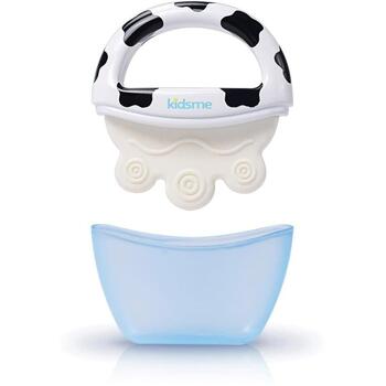 Kidsme Icy Moo прорезыватель 9655, от 3 мес., полипропилен, АБС, силикон (9655)