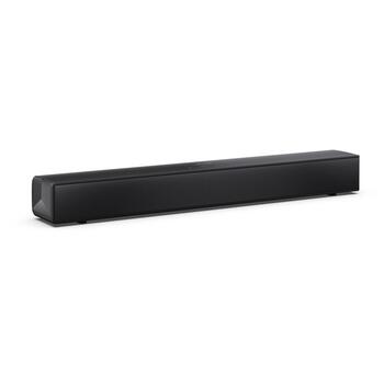Sharp Компактная 2.1 Звуковая панель с беспроводным сабвуфером HT-SBW121, 240 Вт, Bluetooth, беспроводное соединение, черный (HT-SBW121)