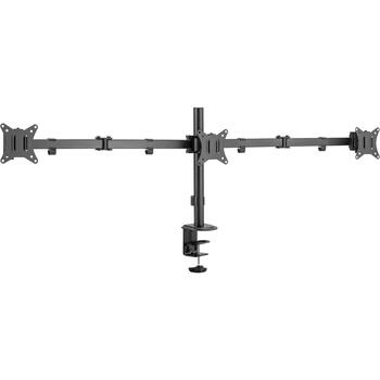 Sbox Monitora stiprinājums LCD-352/3-2, 3 ekrāni, 75x75, 100x100, 7 kg uz ekrānu, 21 kg kopā, +45°/-45°, +90°/-90°, +180°/-180° (LCD-352/3-2)