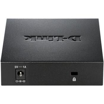 D-Link коммутатор DGS-105/E, 5x 10/100/1000 Mbps, L2, неуправляемый, 10 Gbit/s, QoS, IGMP Snooping, металлический корпус (DGS-105/E)