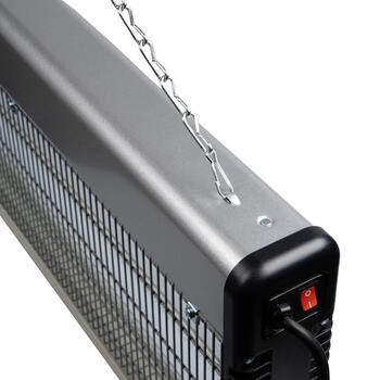 Elektriskais kukaiņu iznīcinātājs LED 16W 2200V mājai un terasei piekarināms vai novietojams Fly Away Metal 16 Eurom (211375)